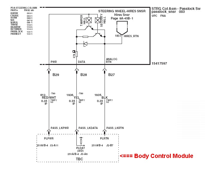 2003 chevy express security light flashing